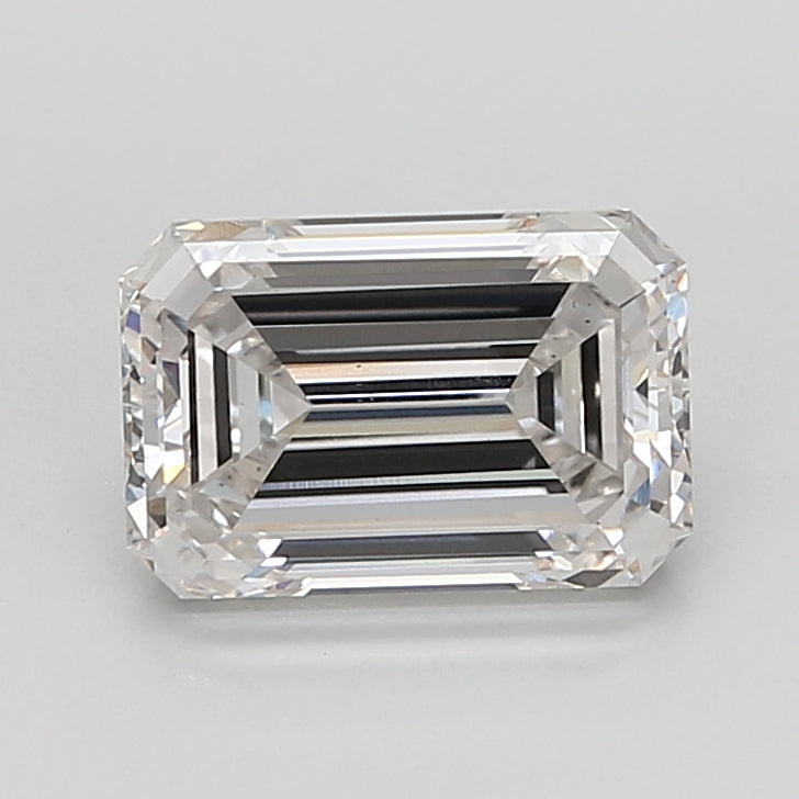 4.04 Carat Emerald Shaped, Ideal Cut, G Color, VS1 Clarity, IGI Certified Lab Grown Diamond