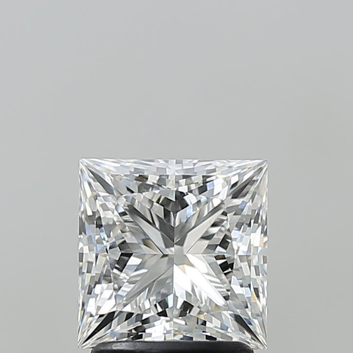 2.01 Carat Princess Shaped, Ideal Cut, E Color, VS1 Clarity, IGI Certified Lab Grown Diamond
