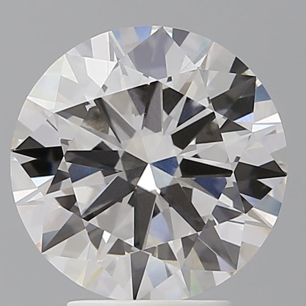3.57 Carat Round Shaped, Excellent Cut, F Color, VVS2 Clarity, IGI Certified Lab Grown Diamond