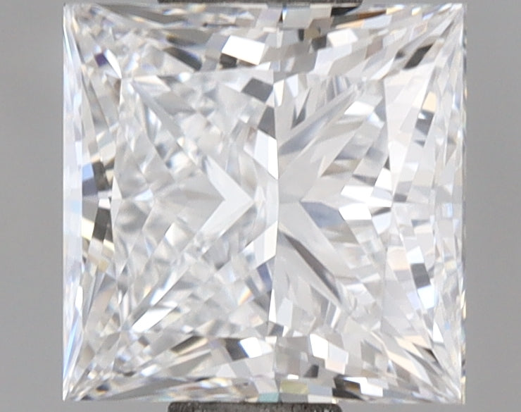 1.21 Carat Princess Shaped, Ideal Cut, D Color, IF Clarity, IGI Certified Lab Grown Diamond