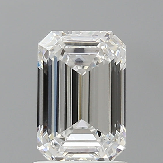 1.57 Carat Emerald Shaped, Ideal Cut, D Color, VVS2 Clarity, IGI Certified Lab Grown Diamond