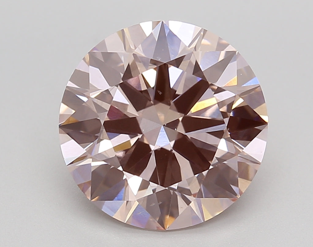4.08 Carat Round Shaped, Ideal Cut, VS2 Clarity, IGI Certified Lab Grown Diamond
