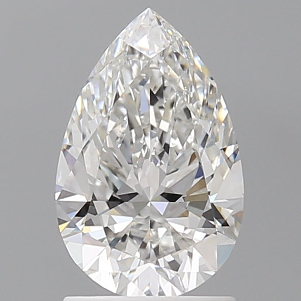 1.60 Carat Pear Shaped, Ideal Cut, E Color, VVS2 Clarity, IGI Certified Lab Grown Diamond