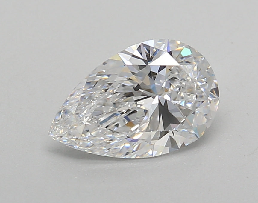 1.19 Carat Pear Shaped, Excellent Cut, D Color, VVS1 Clarity, IGI Certified Lab Grown Diamond