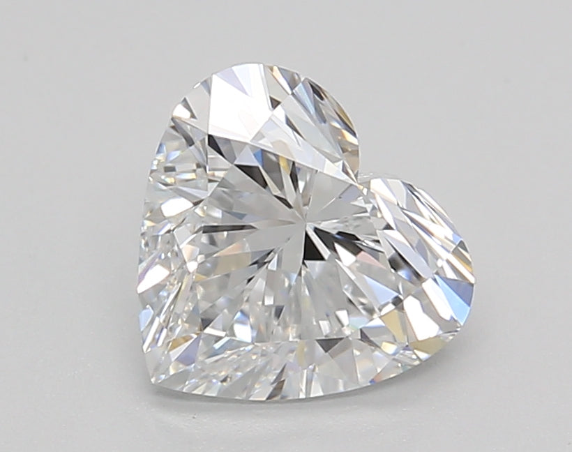 1.52 Carat Heart Shaped, Ideal Cut, D Color, VVS2 Clarity, GIA Certified Lab Grown Diamond