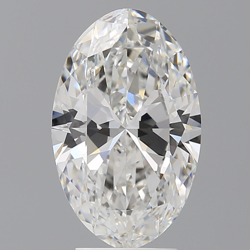 4.07 Carat Oval Shaped, Ideal Cut, E Color, VVS2 Clarity, IGI Certified Lab Grown Diamond