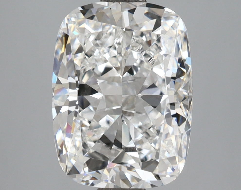 3.47 Carat Cushion Shaped, Ideal Cut, E Color, VVS2 Clarity, IGI Certified Lab Grown Diamond