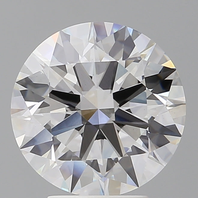 4.04 Carat Round Shaped, Ideal Cut, E Color, VVS2 Clarity, IGI Certified Lab Grown Diamond