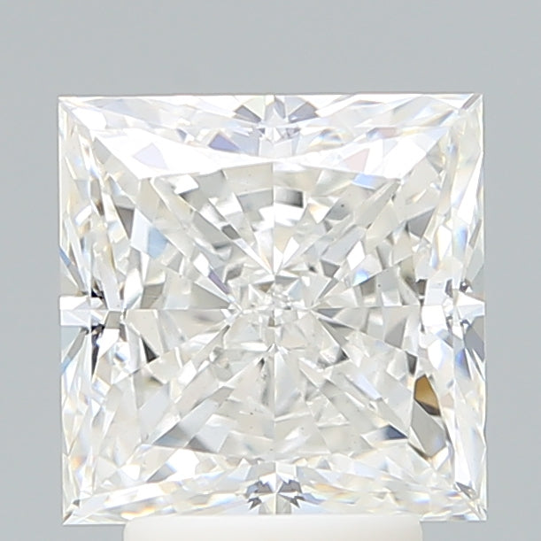 4.34 Carat Princess Shaped, Ideal Cut, E Color, VS1 Clarity, IGI Certified Lab Grown Diamond
