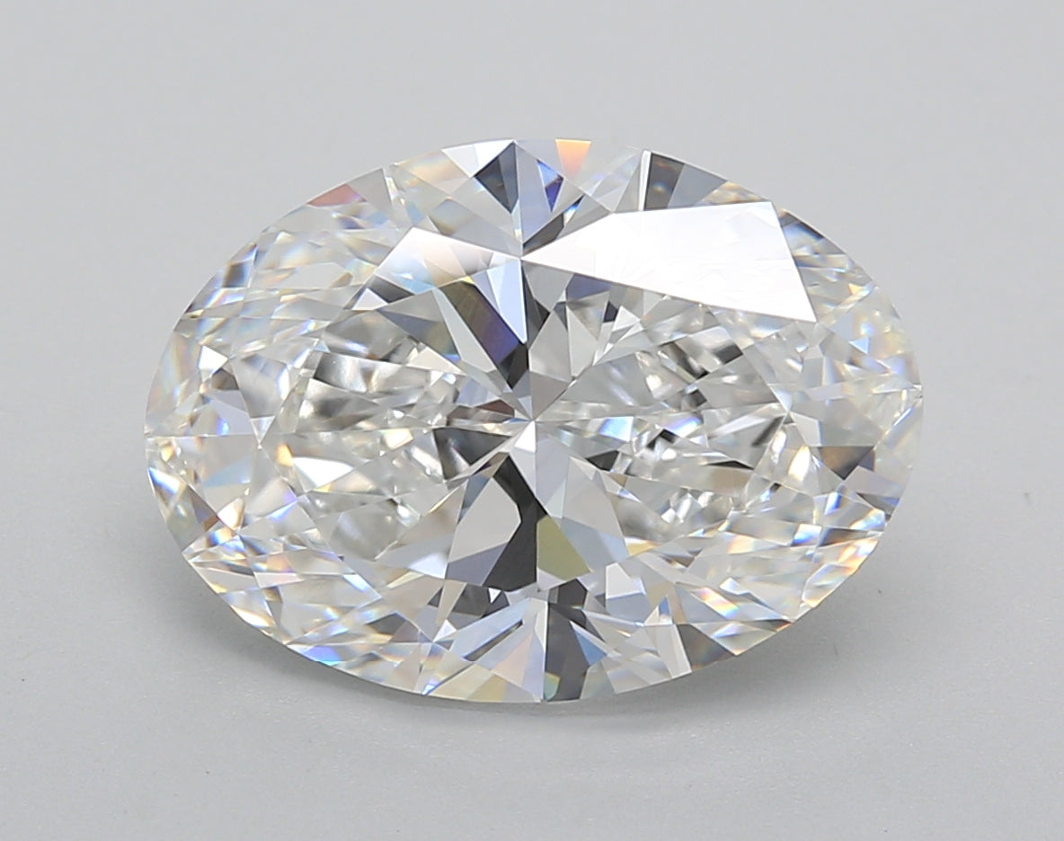 5.01 Carat Oval Shaped, Excellent Cut, E Color, VVS2 Clarity, IGI Certified Lab Grown Diamond