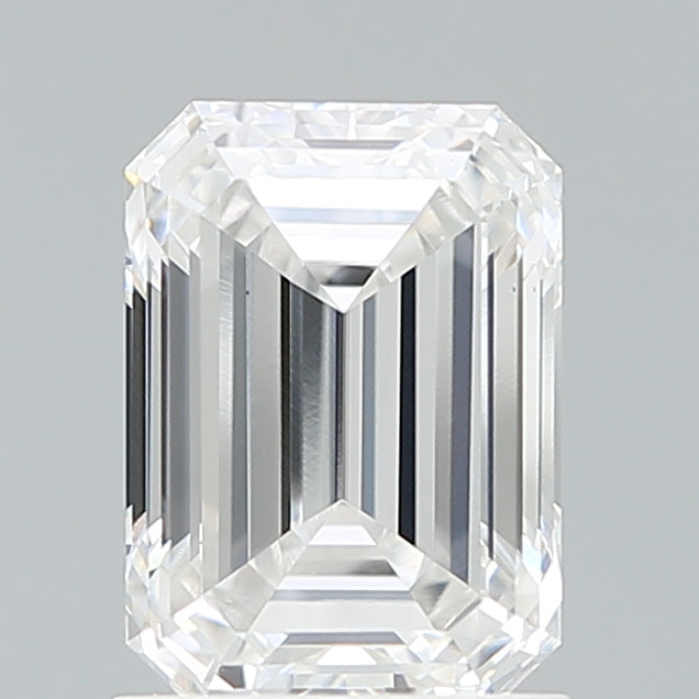 1.57 Carat Emerald Shaped, Ideal Cut, E Color, VS1 Clarity, IGI Certified Lab Grown Diamond