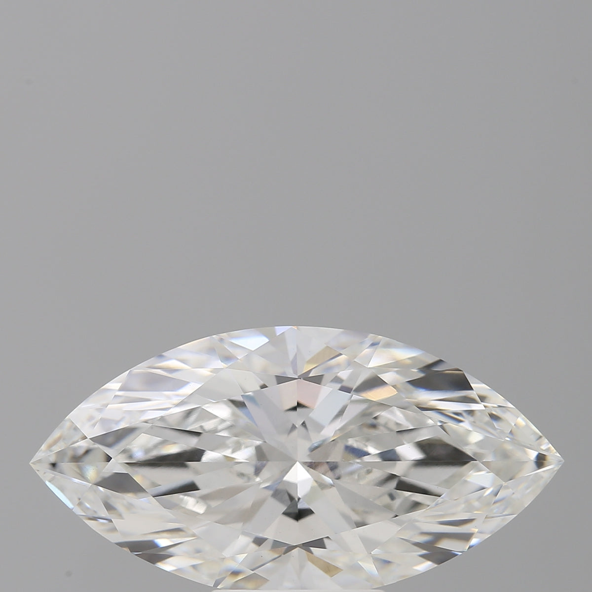 5.07 Carat Marquise Shaped, Ideal Cut, F Color, VVS2 Clarity, IGI Certified Lab Grown Diamond