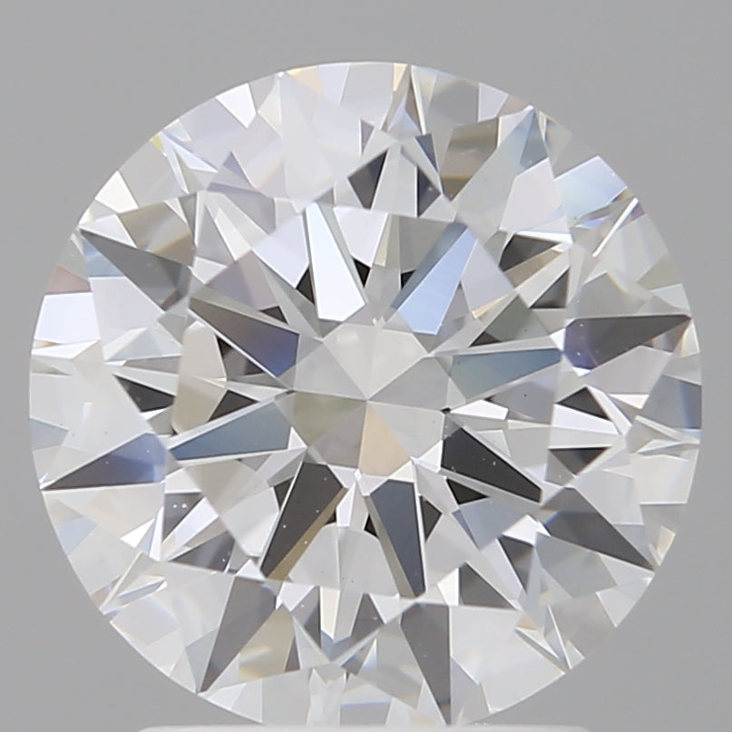 2.51 Carat Round Shaped, Excellent Cut, D Color, VVS2 Clarity, IGI Certified Lab Grown Diamond