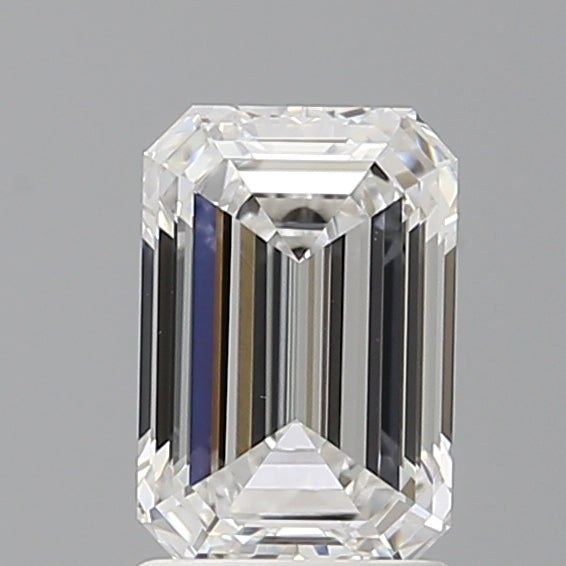 1.60 Carat Emerald Shaped, Ideal Cut, E Color, VVS2 Clarity, IGI Certified Lab Grown Diamond