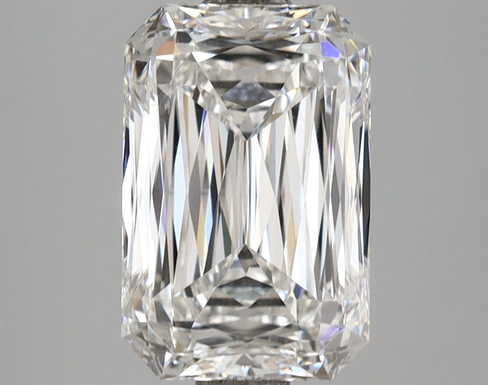 3.32 Carat Radiant Shaped, Ideal Cut, E Color, VVS2 Clarity, IGI Certified Lab Grown Diamond