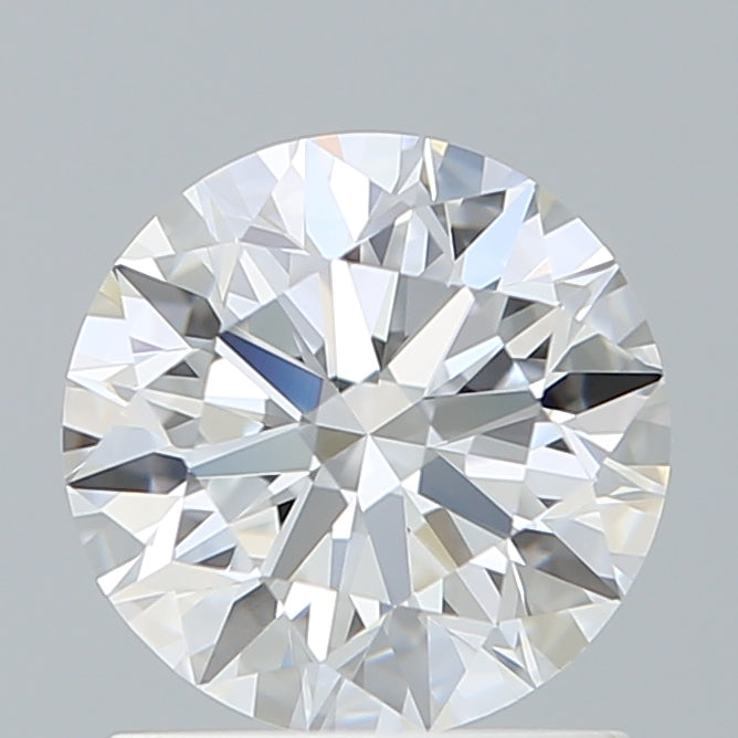 1.30 Carat Round Shaped, Ideal Cut, D Color, VVS2 Clarity, IGI Certified Lab Grown Diamond