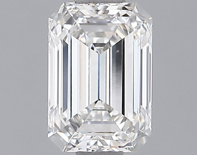 1.27 Carat Emerald Shaped, Ideal Cut, F Color, VVS2 Clarity, IGI Certified Lab Grown Diamond