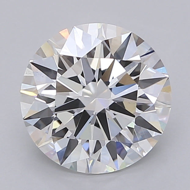 2.41 Carat Round Shaped, Ideal Cut, E Color, VS1 Clarity, IGI Certified Lab Grown Diamond