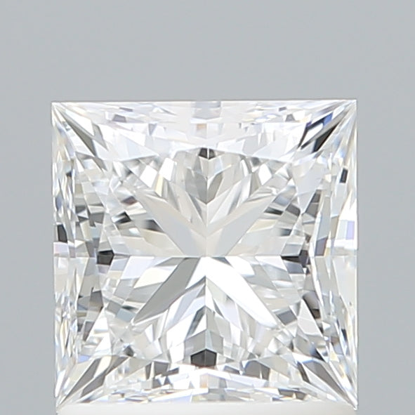 1.53 Carat Princess Shaped, Ideal Cut, D Color, VVS2 Clarity, IGI Certified Lab Grown Diamond