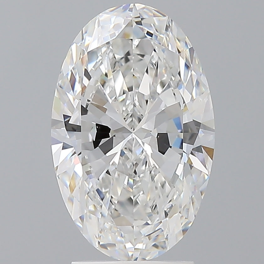 3.00 Carat Oval Shaped, Ideal Cut, E Color, VS1 Clarity, IGI Certified Lab Grown Diamond