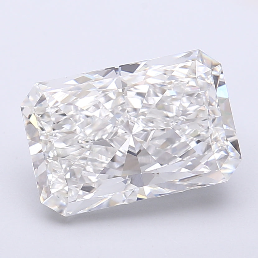 4.12 Carat Radiant Shaped, Very Good Cut, E Color, VS1 Clarity, IGI Certified Lab Grown Diamond