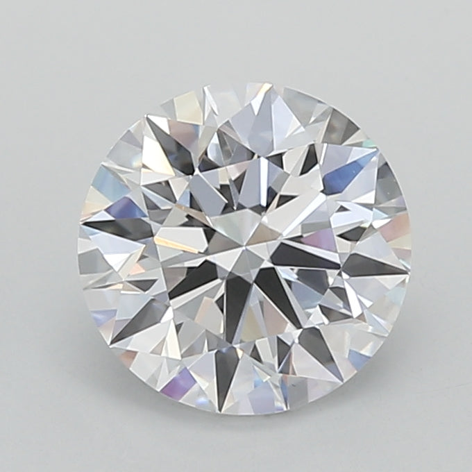 1.51 Carat Round Shaped, Ideal Cut, D Color, VVS2 Clarity, IGI Certified Lab Grown Diamond