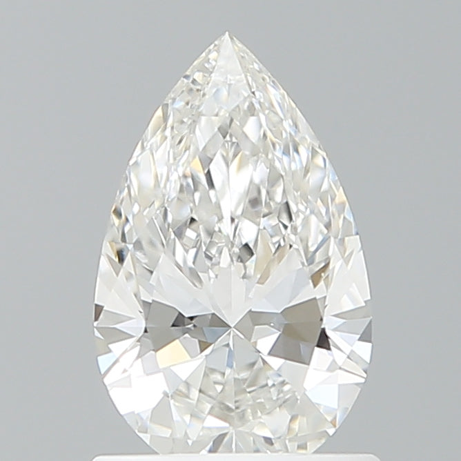 1.00 Carat Pear Shaped, Ideal Cut, E Color, VVS1 Clarity, IGI Certified Lab Grown Diamond