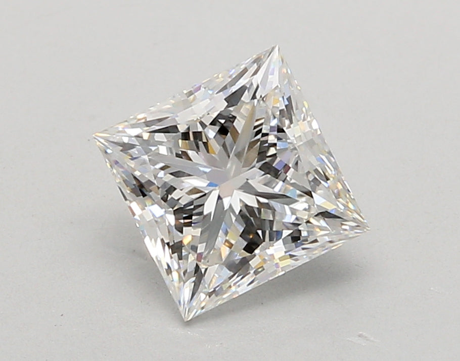 2.05 Carat Princess Shaped, Ideal Cut, E Color, VVS2 Clarity, IGI Certified Lab Grown Diamond