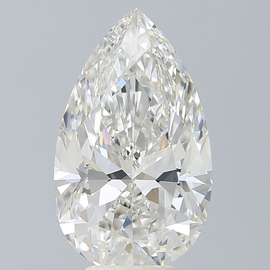 5.70 Carat Pear Shaped, Ideal Cut, G Color, VS1 Clarity, IGI Certified Lab Grown Diamond