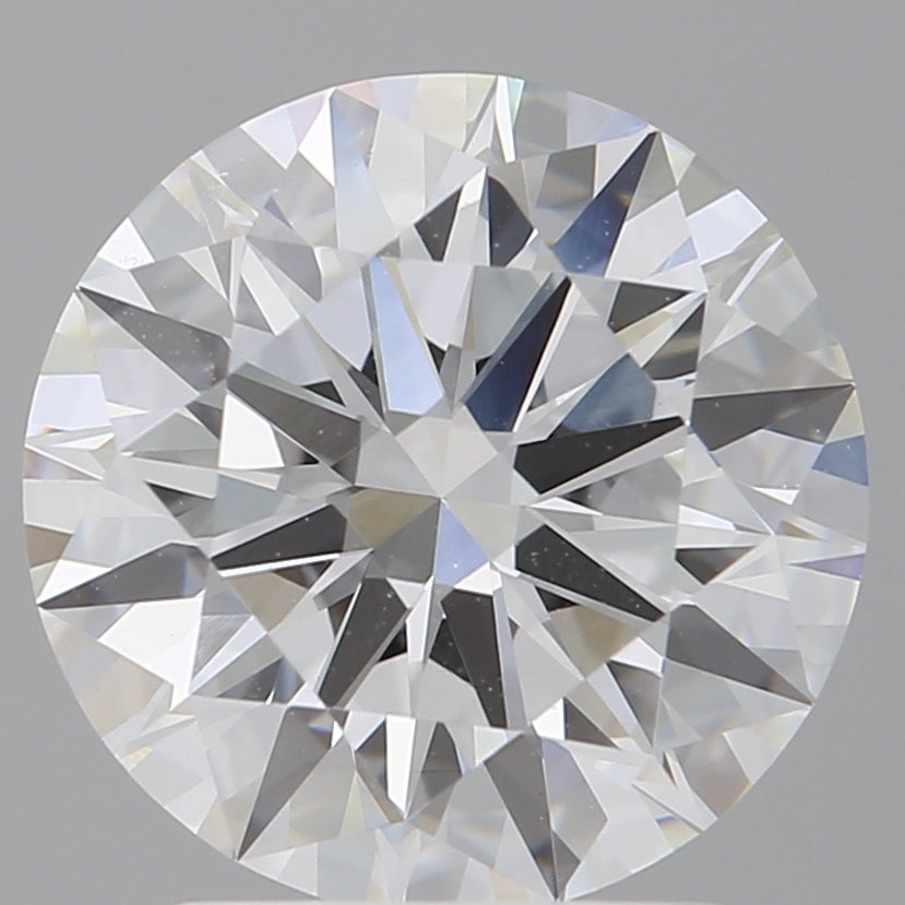 2.60 Carat Round Shaped, Ideal Cut, E Color, VVS2 Clarity, IGI Certified Lab Grown Diamond