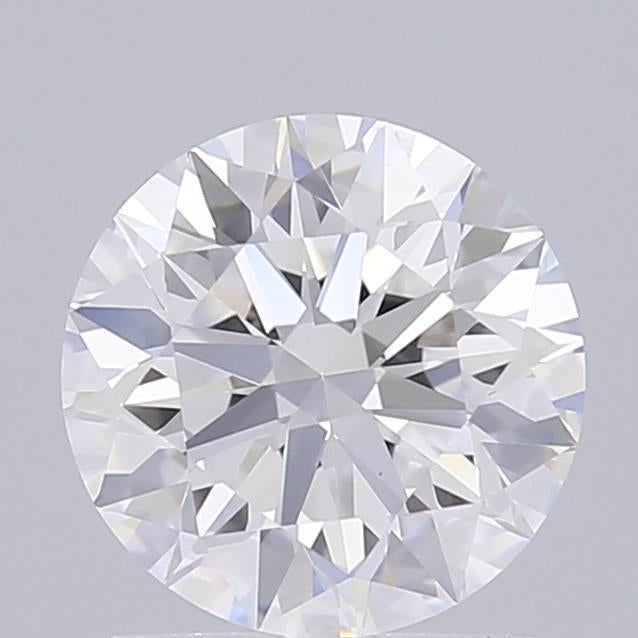 1.53 Carat Round Shaped, Ideal Cut, D Color, VVS2 Clarity, IGI Certified Lab Grown Diamond