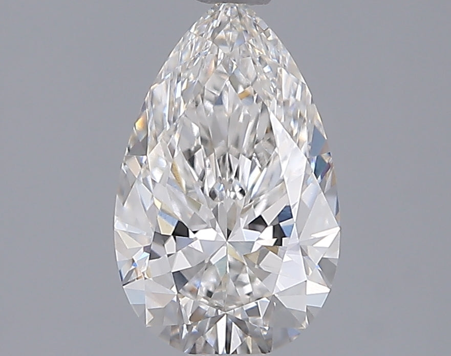 1.56 Carat Pear Shaped, Ideal Cut, F Color, VVS2 Clarity, IGI Certified Lab Grown Diamond