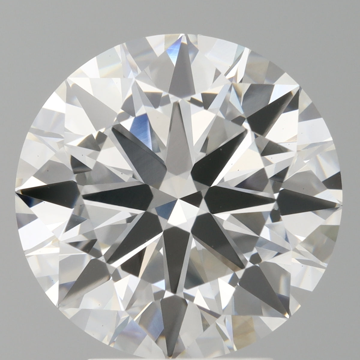 4.10 Carat Round Shaped, Ideal Cut, E Color, VVS2 Clarity, IGI Certified Lab Grown Diamond