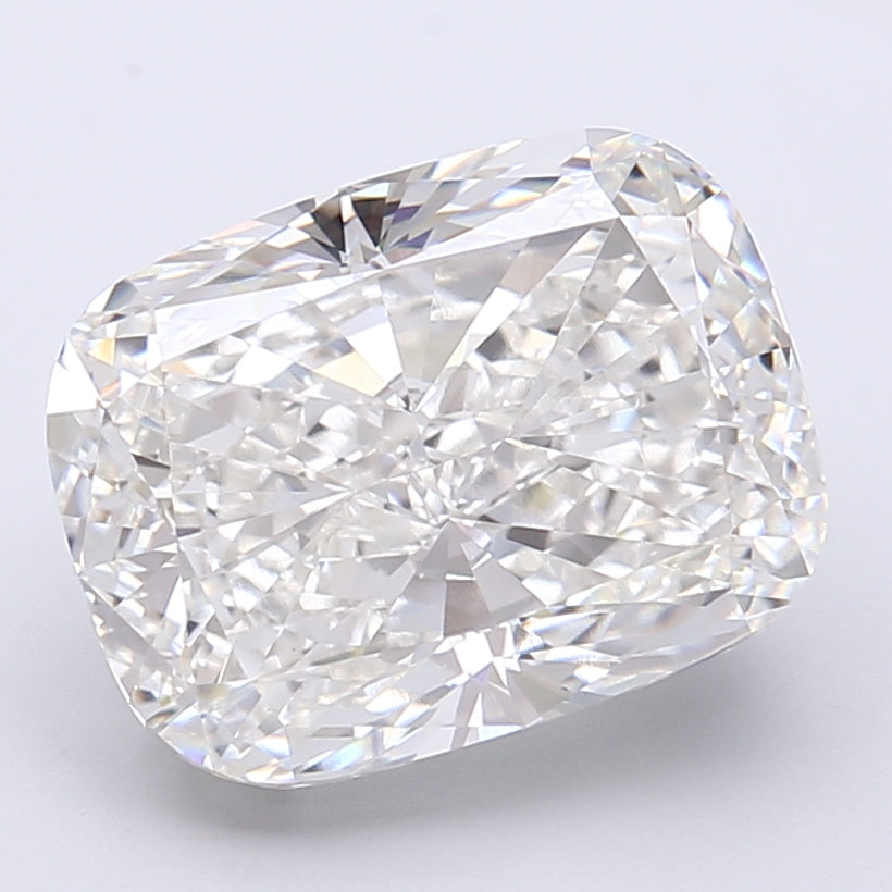 6.34 Carat Cushion Shaped, Very Good Cut, F Color, VVS2 Clarity, IGI Certified Lab Grown Diamond