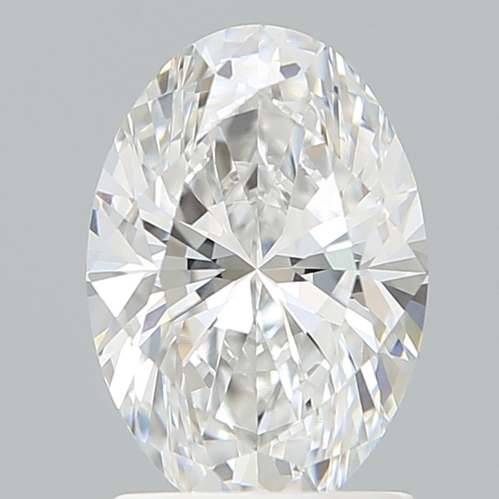 1.75 Carat Oval Shaped, Excellent Cut, D Color, VVS2 Clarity, IGI Certified Lab Grown Diamond