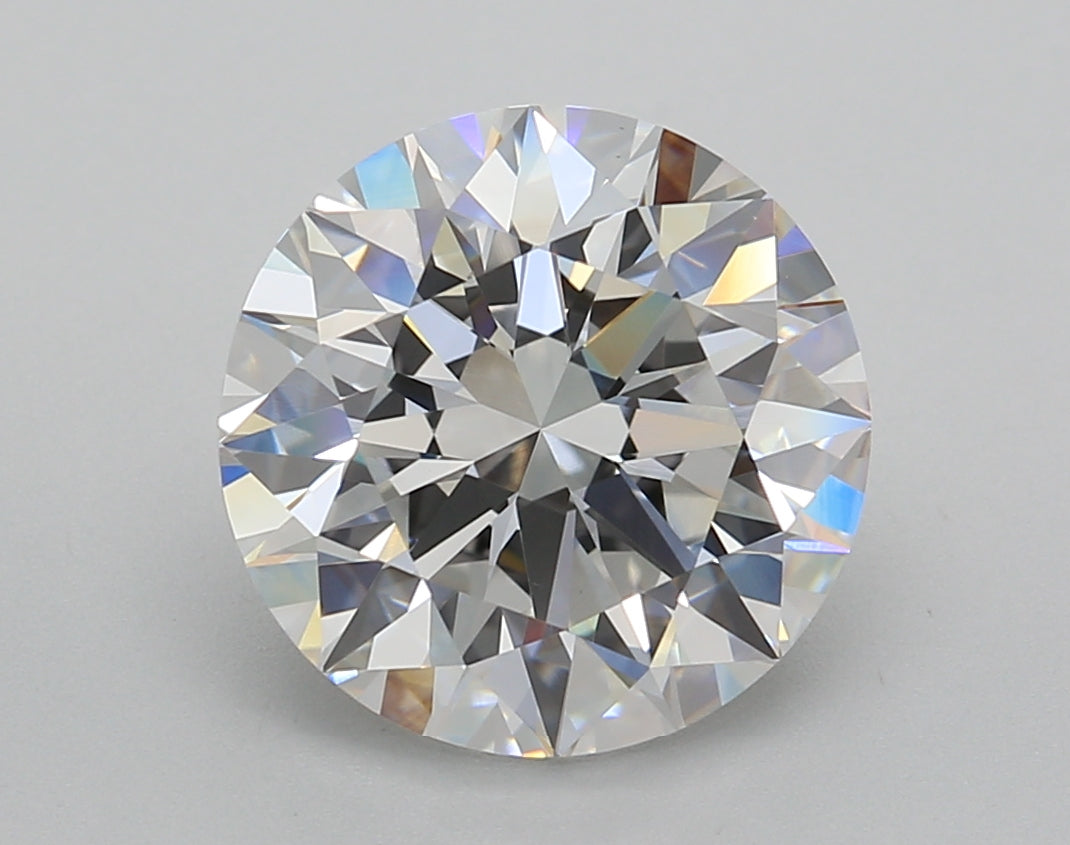 4.02 Carat Round Shaped, Ideal Cut, F Color, VS1 Clarity, IGI Certified Lab Grown Diamond