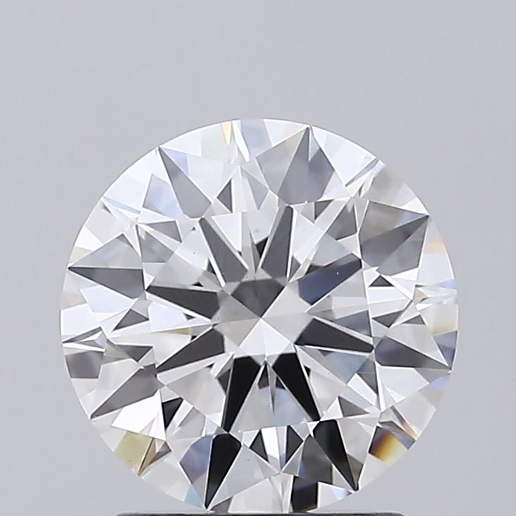 1.59 Carat Round Shaped, Ideal Cut, F Color, VVS2 Clarity, IGI Certified Lab Grown Diamond
