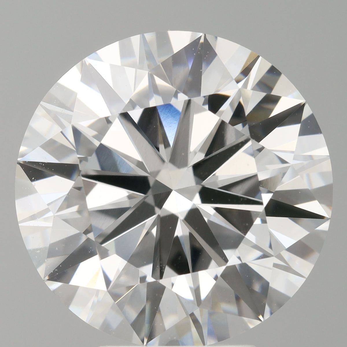6.09 Carat Round Shaped, Ideal Cut, E Color, VVS2 Clarity, IGI Certified Lab Grown Diamond