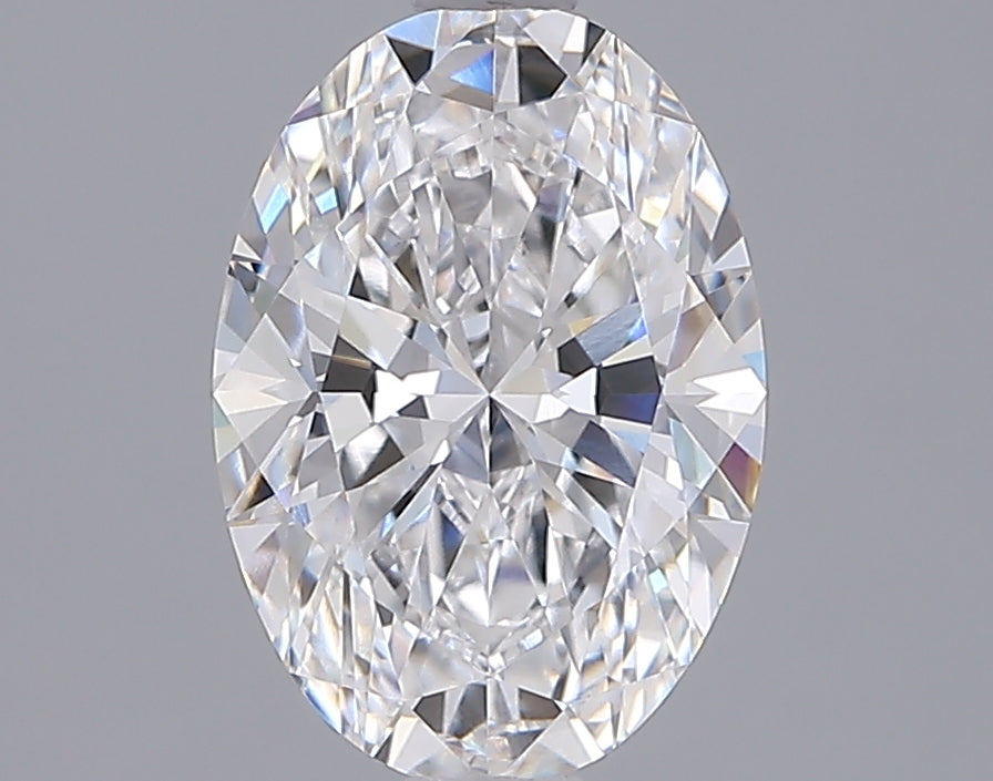 2.03 Carat Oval Shaped, Ideal Cut, D Color, VVS2 Clarity, IGI Certified Lab Grown Diamond