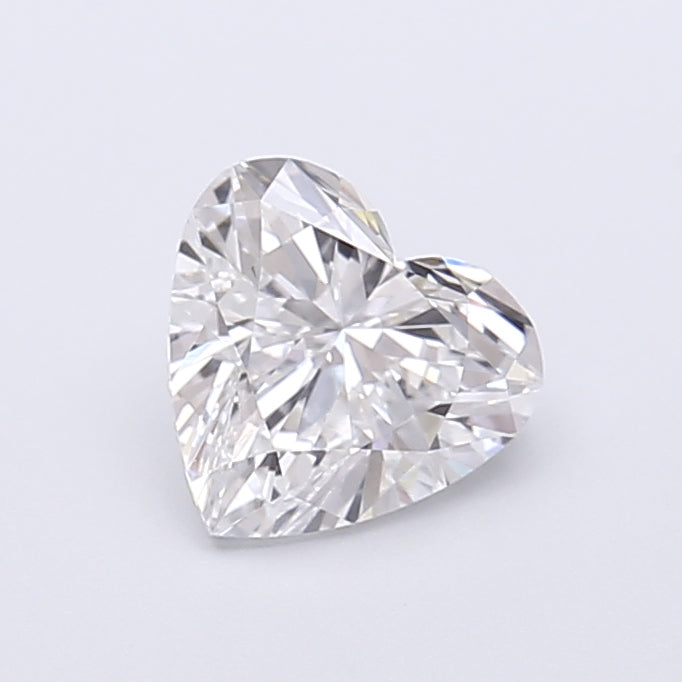 1.10 Carat Heart Shaped, Very Good Cut, D Color, VVS2 Clarity, IGI Certified Lab Grown Diamond