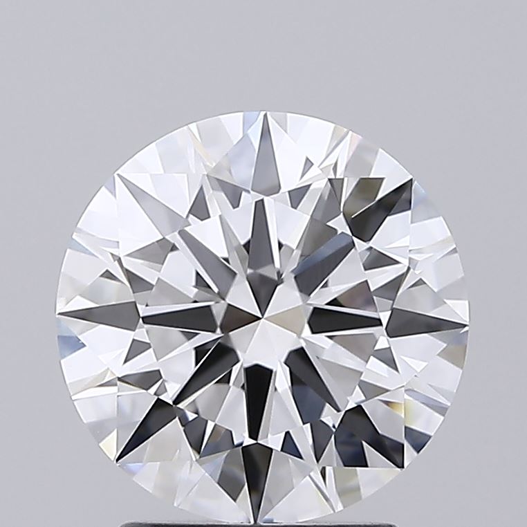 2.53 Carat Round Shaped, Ideal Cut, D Color, VVS2 Clarity, IGI Certified Lab Grown Diamond