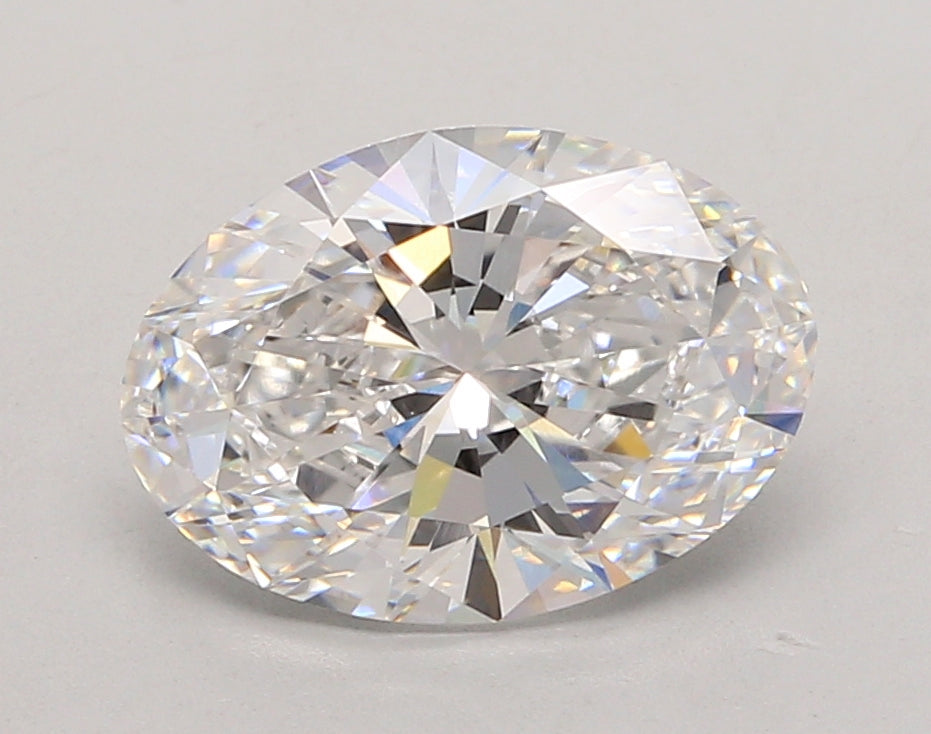3.03 Carat Oval Shaped, Ideal Cut, E Color, VVS1 Clarity, IGI Certified Lab Grown Diamond