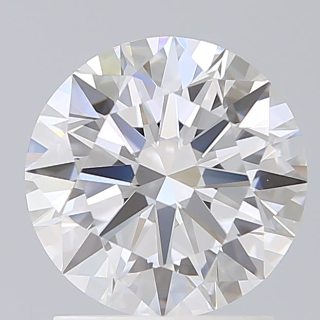 1.66 Carat Round Shaped, Excellent Cut, D Color, VVS2 Clarity, IGI Certified Lab Grown Diamond
