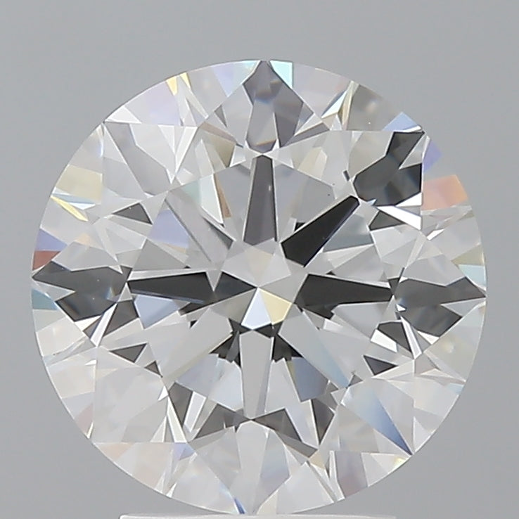 3.59 Carat Round Shaped, Ideal Cut, F Color, VVS2 Clarity, IGI Certified Lab Grown Diamond