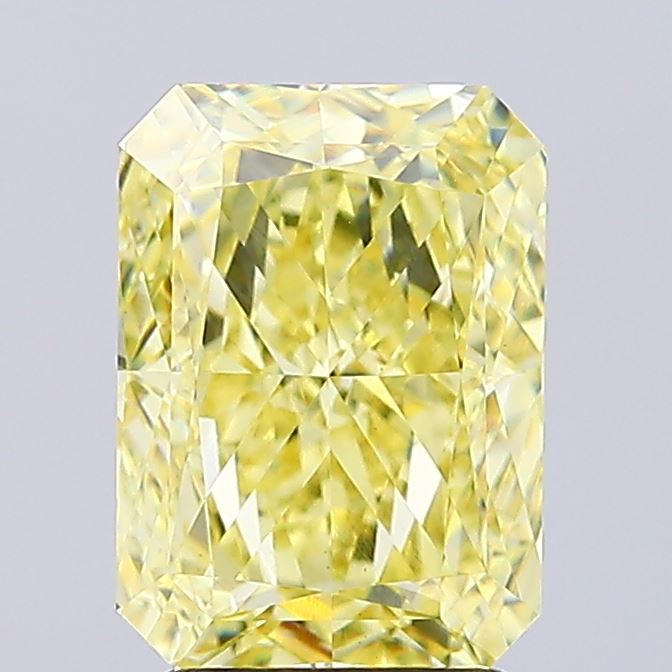 3.00 Carat Radiant Shaped, Ideal Cut, VVS2 Clarity, IGI Certified Lab Grown Diamond