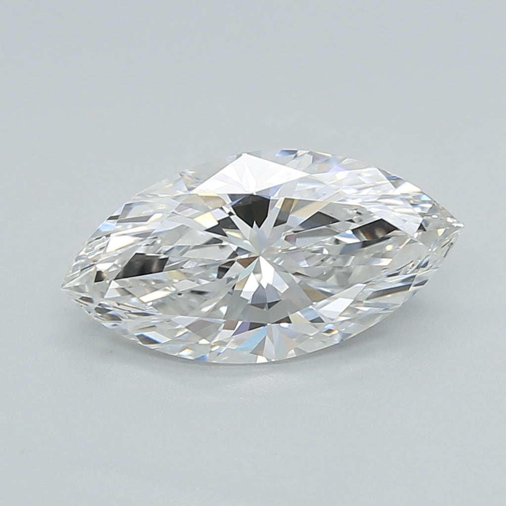 2.01 Carat Marquise Shaped, Ideal Cut, E Color, VVS2 Clarity, IGI Certified Lab Grown Diamond