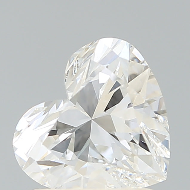 1.50 Carat Heart Shaped, Ideal Cut, D Color, VVS2 Clarity, IGI Certified Lab Grown Diamond