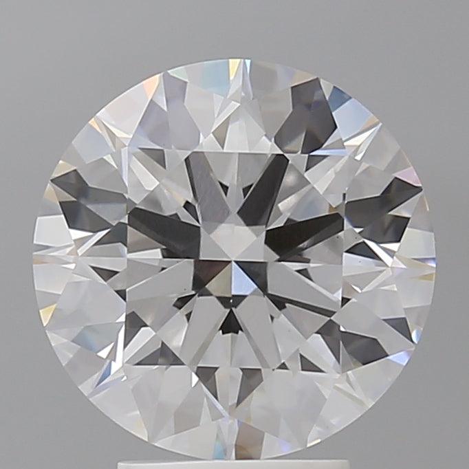 4.10 Carat Round Shaped, Ideal Cut, E Color, VVS2 Clarity, IGI Certified Lab Grown Diamond