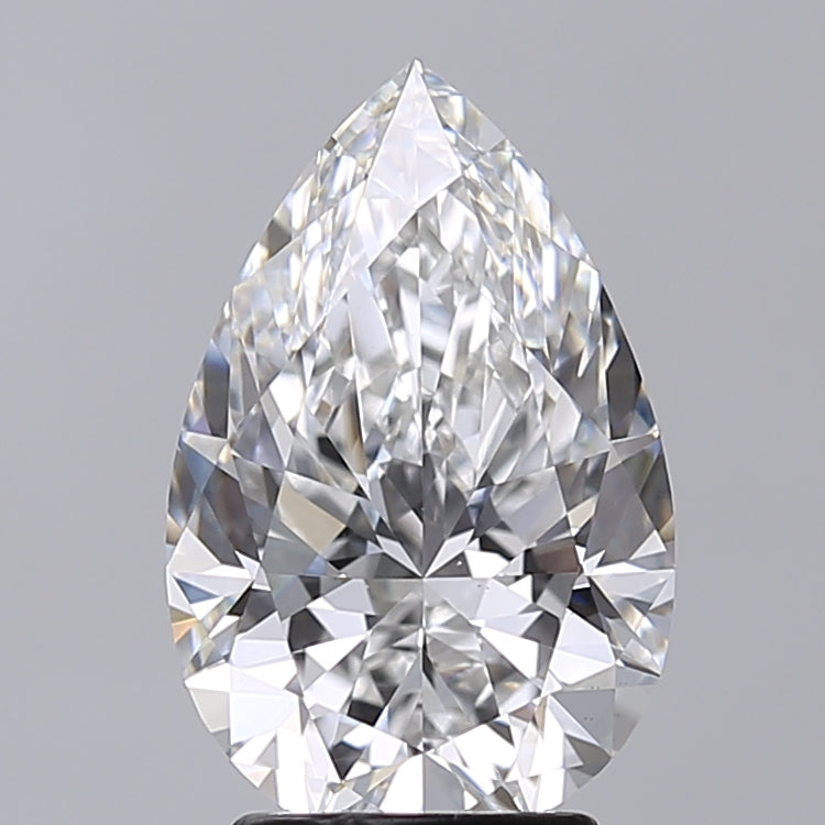 3.02 Carat Pear Shaped, Very Good Cut, E Color, VS1 Clarity, IGI Certified Lab Grown Diamond