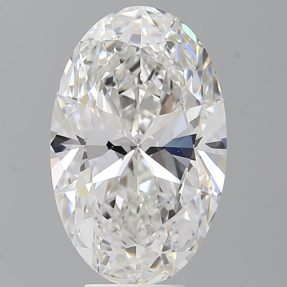 6.91 Carat Oval Shaped, Ideal Cut, E Color, VVS2 Clarity, IGI Certified Lab Grown Diamond